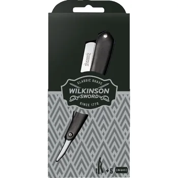 Wilkinson Vintage Sword Cut Throat + Double Edge Blades 5 ks