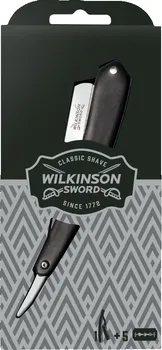 Břitva na holení Wilkinson Vintage Sword Cut Throat + Double Edge Blades 5 ks