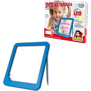 Magnetická kreslící tabulka BAREVNÁ, SVÍTÍCÍ TABULKA