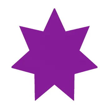 Samolepící dekorace Hvězda 003 (14 - fialová) SAMOLEPKA NA AUTO, NÁLEPKA, FÓLIE, POLEP, TUNING, VLASTNÍ TEXT, TISK, AUTOSAMOLEPKY.cz, POLEPY, OBRÁZEK, LOGO, 3D STICKERS