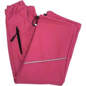 Kalhoty dětské softshellové SANTI zimní růžová 158