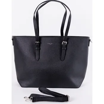 Kabelka Velká černá kabelka na rameno David Jones CM6273