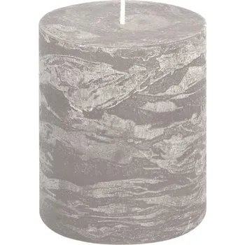 Svíčka Svíčka válec světle šedá rustikální 98/100 Gala kerzen GA048803795
