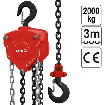 zvedák Zvedák řetězový do 2000kg - 1 tuna - Řetězový zvedák 2T