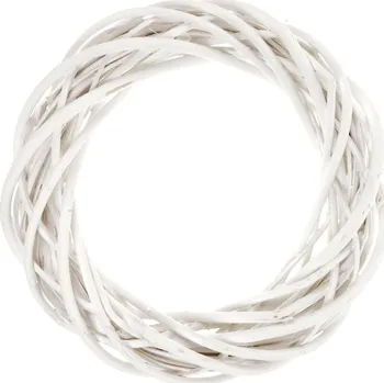 Věnec VĚNEC PROUTÍ - BÍLÁ Velikost: 40 cm