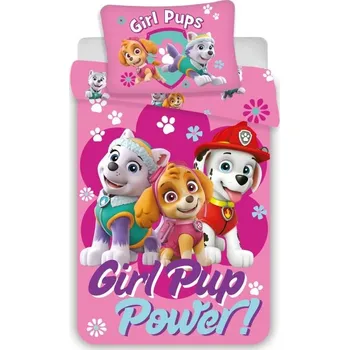 Povlečení Jerry Fabrics Paw Patrol 1023C Baby 100 x 135, 40 x 60 cm zipový uzávěr