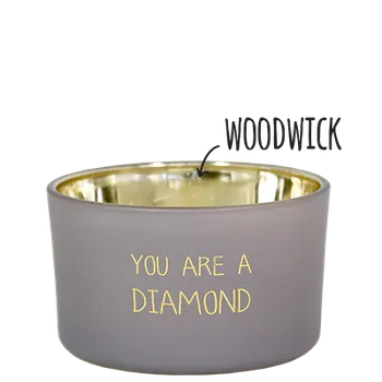 Svíčka My Flame Lifestyle MY FLAME VONNÁ SVÍČKA - YOU ARE A DIAMOND - AMBER'S SECRET