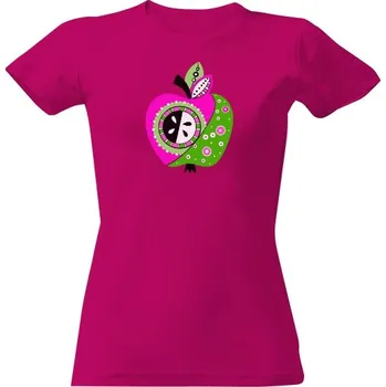 Dámské tričko Tričko s potiskem Jablko abstraktní dámské