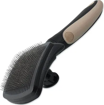 Kartáč pro zvířata Kartáč DOG FANTASY s drátky samočistící M/L (1ks)