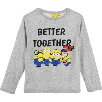 Šedé tričko Better Together Minions Velikost: 128