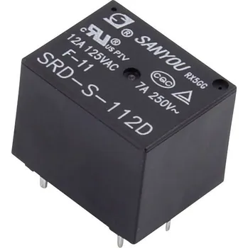 Cívka TRU COMPONENTS SRD-S-112D, 1464395 relé do DPS, monostabilní, 1 cívka, 277 V/AC, 12 A, 1 ks