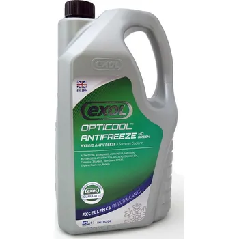 Náplň do chladiče a ostřikovače Exol Opticool Antifreeze HD (Green) - zelená chladicí kapalina do motoru, koncentrát, 5 l (Exol Lubricants Limited)