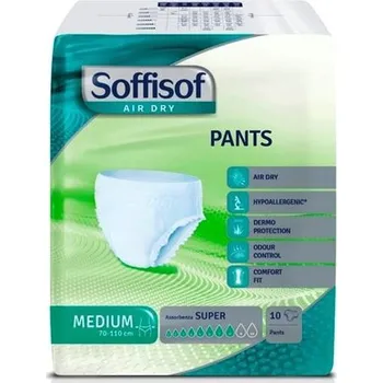Inkontinenční kalhotky Soffisof PANTS MEDIUM plenkové kalhotky, 14 ks Velikost: XL