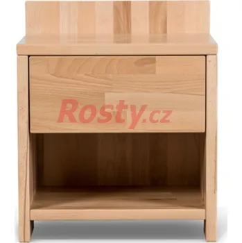 Noční stolek Ahorn NOČNÍ STOLEK VENTO JEDNOZÁSUVKA 45 x 33,7 x 53 cm