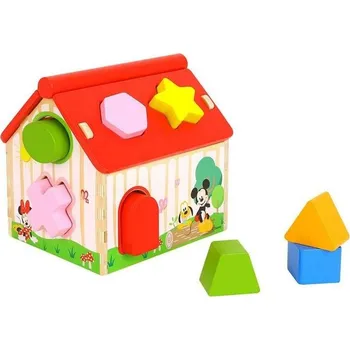 Hračka pro nejmenší MADE Domek vkládačka 16 x 13,4 x 14,5 cm