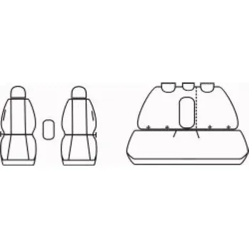 Potah sedadla Automega Autopotahy KIA SPORTAGE IV, od r. 2016, Dynamic grafit