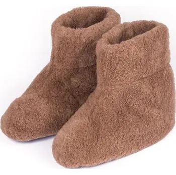 Pánská obuv Vlnka TV bačkory z velbloudí a Merino vlny hnědá velikost obuv dospělí 39-40