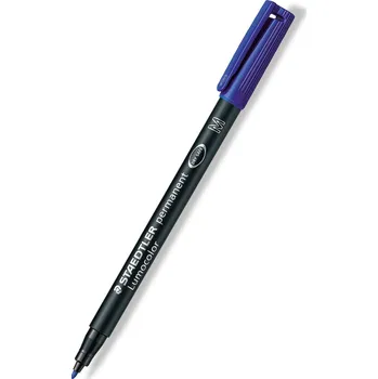 Permanentní popisovač Staedtler Lumocolor 317 M, modrá, 1 mm, OHP