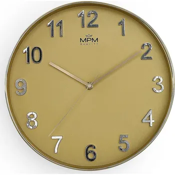 Hodiny MPM Nástěnné hodiny MPM Golden Simplicity E01.4163.80