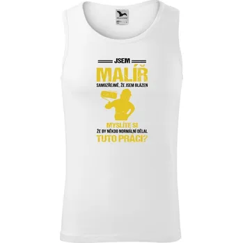 Pánské tílko Pánské tílko Malfini Core Samozřejmě, že jsem blázen - malíř
