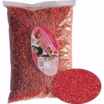 Nástraha KOI STRAWBERRY pellet kuličky, sáček 1 l