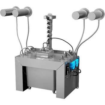 Dávkovač mýdla Sanela Automatický centrální nástěnný dávkovač mýdla, 4 nerezová ramínka SLZN83E4