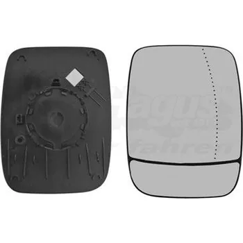 Autosklo Sklo do zrcátka, vnější zrcátko VAN WEZEL 3891832