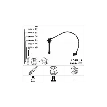 Zapalovací kabel Sada kabelů pro zapalování NGK RC-ME111 - MITSUBISHI