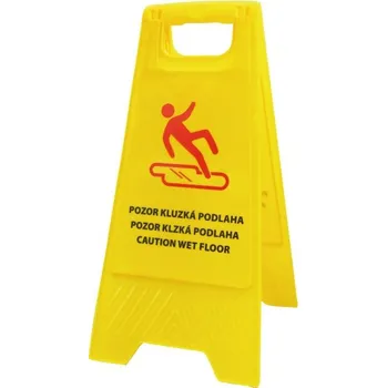 SVING Výstražný stojan - pozor kluzká podlaha
