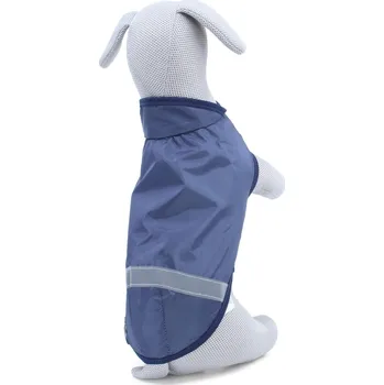 Obleček pro psa Vsepropejska Taya reflexní pláštěnka pro psa Barva: Modrá, Délka zad (cm): 49, Obvod hrudníku: 58 - 71 cm