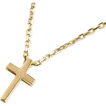 Řetízek Couple, Originální náhrdelník Mary ve žlutém zlatě, délka: 45 cm, 1440754-0-45-0