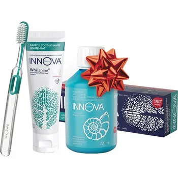 Kosmetická sada Innova Trio tekutá sklovina & bělicí pasta vánoční set