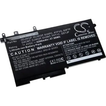 Baterie k notebooku Cameron Sino Baterie Dell 4YFVG 4200mAh Li-Ion 11,4V neoriginální příslušenství pro notebooky