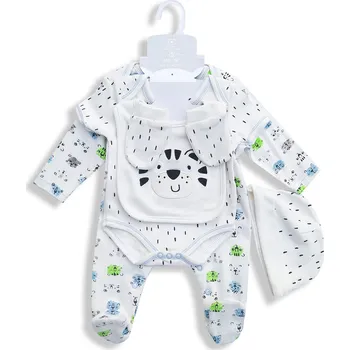Kojenecká souprava Bebe bonito Komplet pro miminka 5 dílný tygr porodnice Velikost: 68