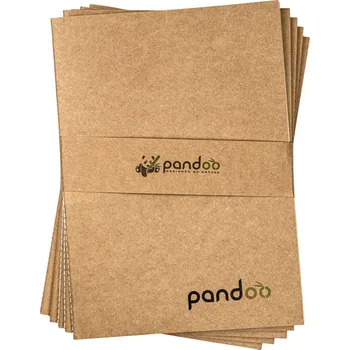 Kancelářská sponka Pandoo Poznámkový blok z bambusových vláken A4 5 ks