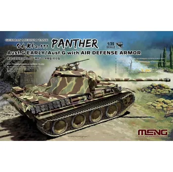 Plastikový model Meng 1/35 German Medium Tank Sd.Kfz.171 Panther Ausf.G Early/Ausf.G w. Air Defense Armor