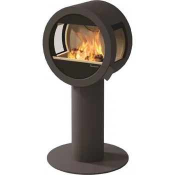 Krbová kamna Nordpeis Me Sockel s bočním prosklením