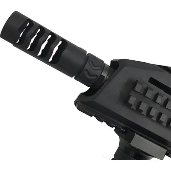 TACTICAL EVO | Úsťová brzda F1 PRO CZ SCORPION (M18x1) - Barva Černá (chemické černění BRYNÝR), Ráže do 9mm (cal. 338) f118bevo