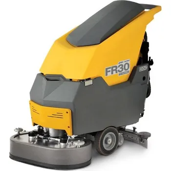 Podlahový mycí stroj GHIBLI FR 30 D 50 BC TOUCH Podlahový mycí stroj s trakčním pojezdem, integrovanou nabíječkou a gelovými bateriemi 76Ah