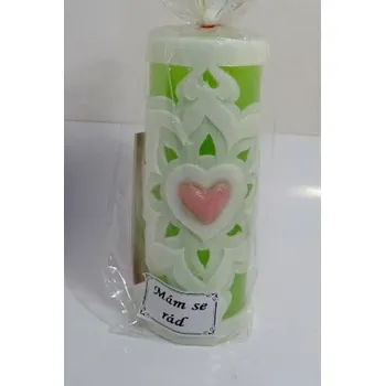 Svíčka Terapeutická afirmační Bílkova svíčka - Mám se rád