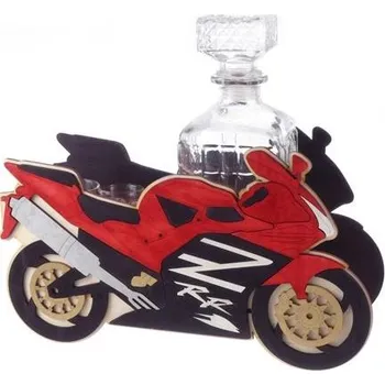 Žertovný předmět Darčeková súprava motorka s fľašou a štamperlíkmi