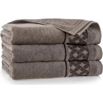 Ručník, osuška PERRY tm. béžová - 70 x 140 cm