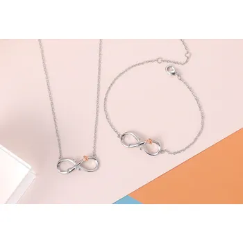 Souprava šperků B-TOP Souprava NEKONEČNO - postříbřená