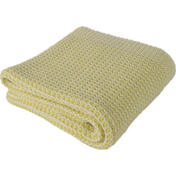 Dětská deka Žlutá dětská bavlněná deka Homemania Decor Kids Fluffy, 90 x 90 cm ID_1408355