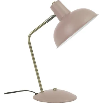 Lampička Present time Světle růžová kovová stolní lampa Earny