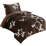 Mikroflanelové povlečení Ornament kávový 140x200 a 70x90 cm