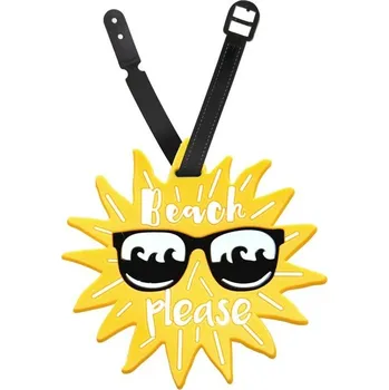 Příslušenství k zavazadlu KUFRYPLUS Jmenovka na kufr LTD133 Sluníčko