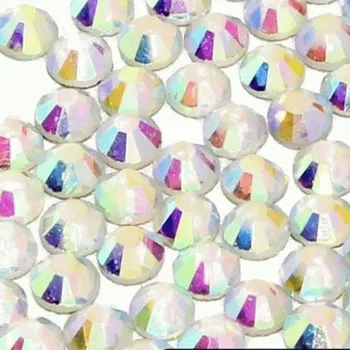 Nailee Broušené zirkonky a la Swarovski SS3 čiré AB - 50 ks