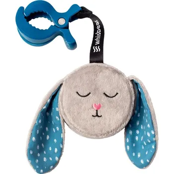 plyšák Plyšový šumící králíček s klipem Whisbear Barva: Grey