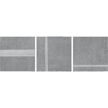 Stavebniny Rako Rebel DDT26742 dekor 19,8x19,8 tmavě šedá